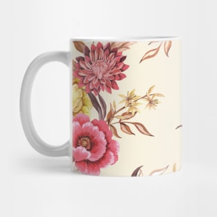 pale romantic floral design Mug